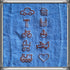 Serviette souvenir tableau de naissance personnalisée 50x100cm ou 70x130cm avec prénom brodé: 8 couleurs